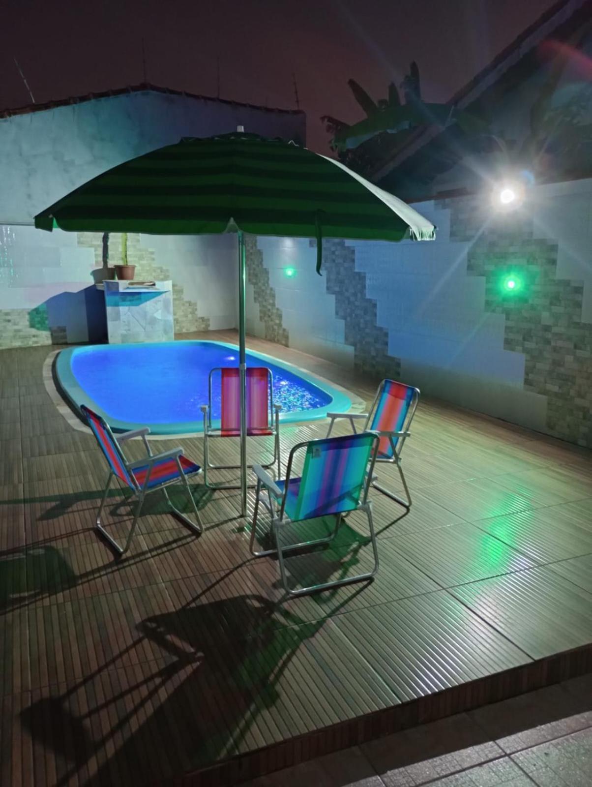 Casa Na Praia Com Piscina E Churrasqueira Itanhaém المظهر الخارجي الصورة
